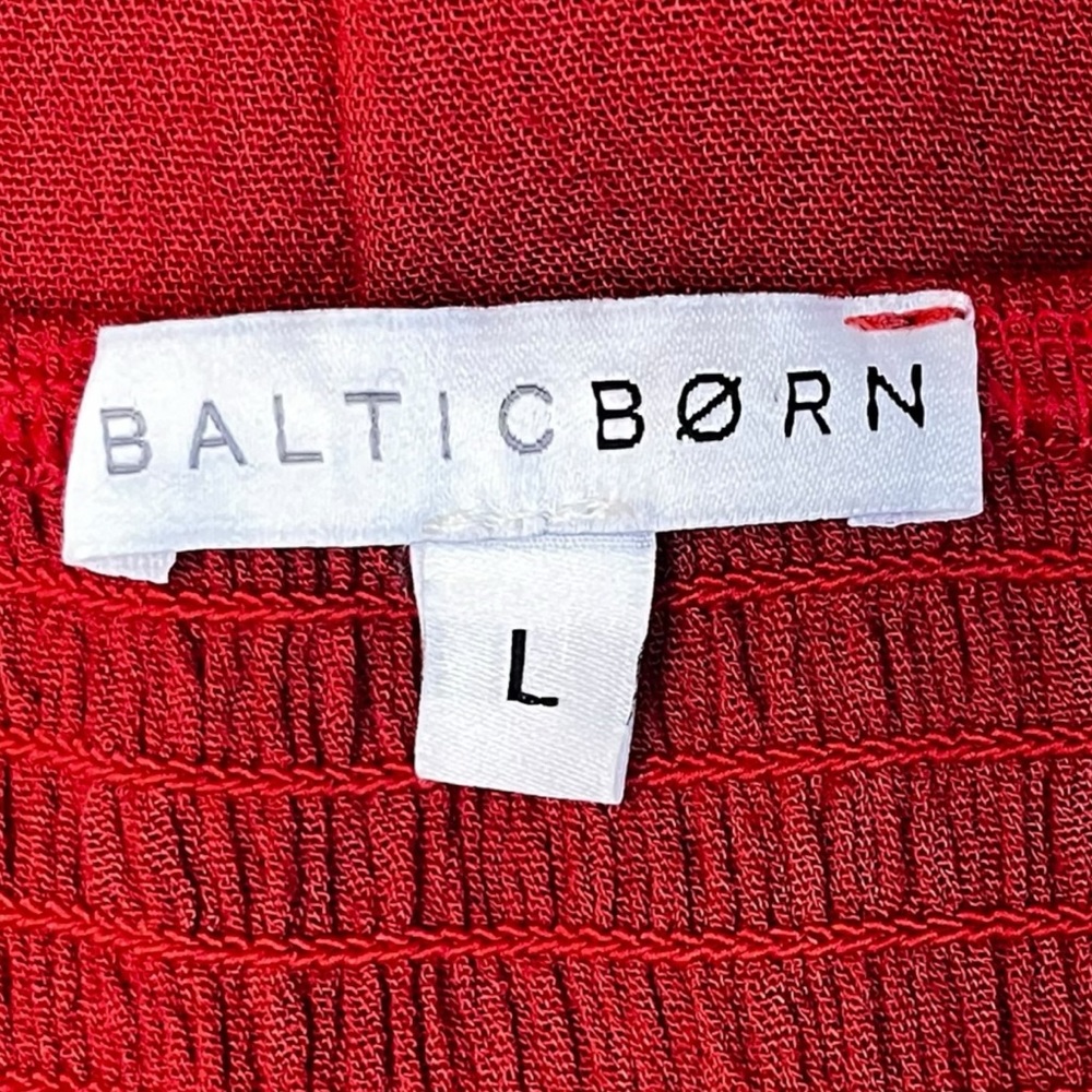 Baltic Born Felicity Midi/Maxi Dress with Smocked Top in Rust - Picture 16 of 16